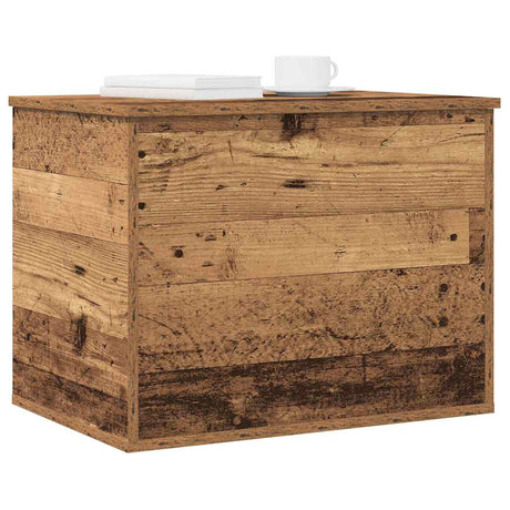 Vidaxl opslagdoos oud hout 60 x 42 x 46 cm bewerkt hout