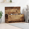 Vidaxl opslagdoos oud hout 100 x 42 x 46 cm bewerkt hout
