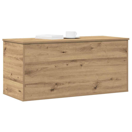 Vidaxl opslagdoos artisanaal eikenkleurig 100 x 42 x 46 cm