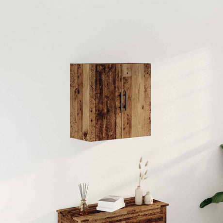 Vidaxl wandkast 60 x 31,5 x 60 cm bewerkt hout oud hout