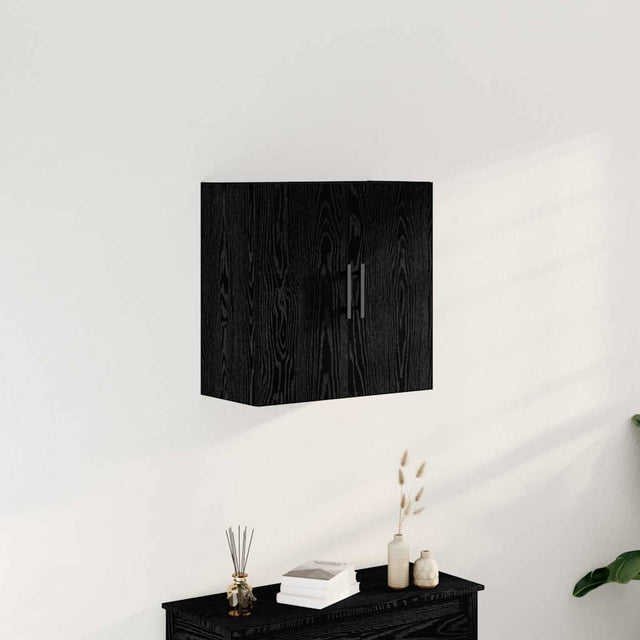 Vidaxl wandkast 60 x 31,5 x 60 cm bewerkt hout zwart eiken