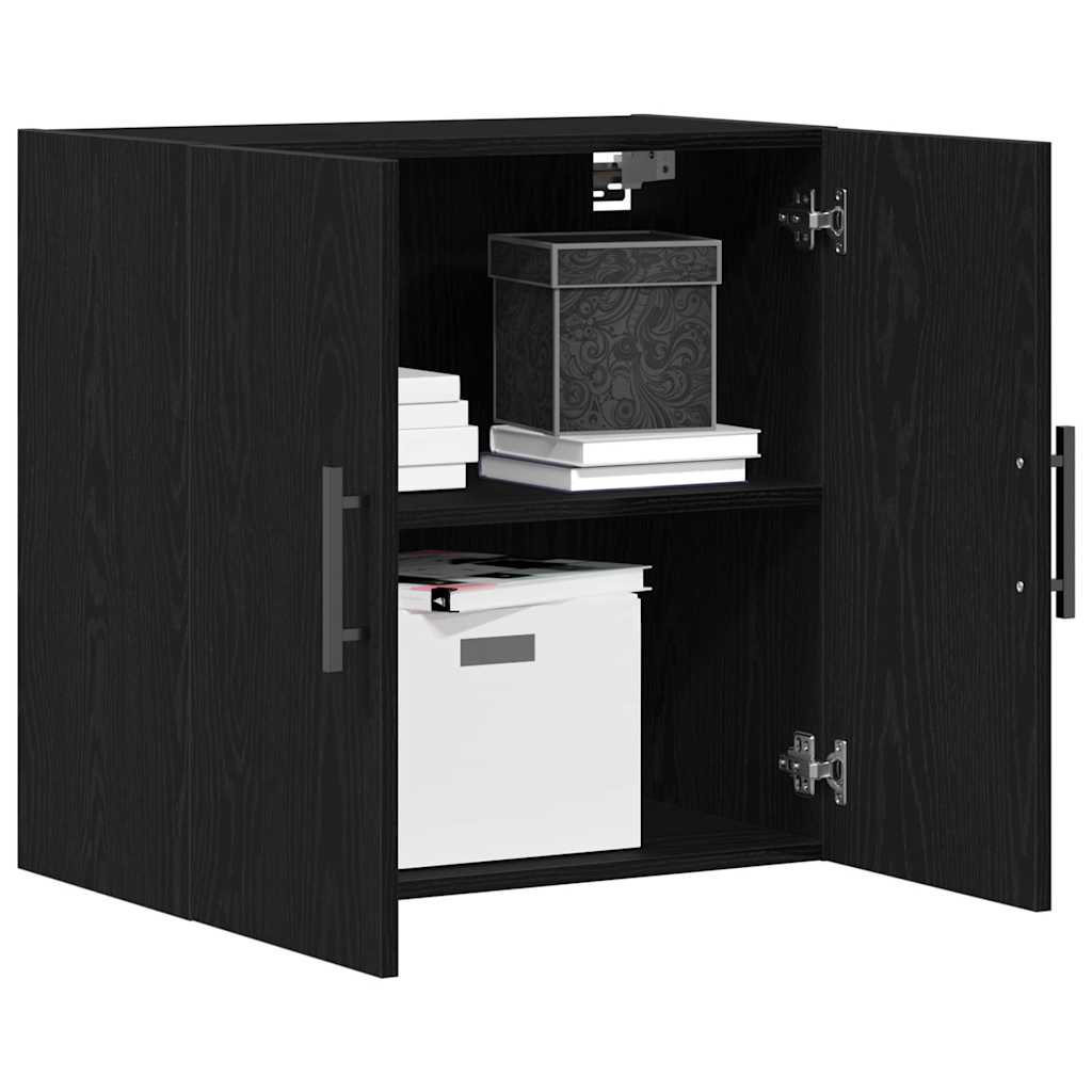 Vidaxl wandkast 60 x 31,5 x 60 cm bewerkt hout zwart eiken