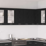 Vidaxl hangkast lyon zwart eiken 60 x 31 x 60 cm bewerkt hout