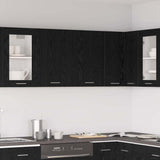 Vidaxl hangkast lyon zwart eiken 80 x 31 x 60 cm bewerkt hout