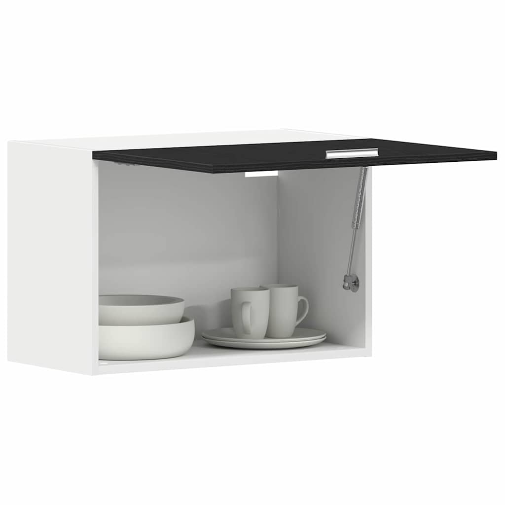 Vidaxl hangkast lyon zwart eiken 60 x 31 x 40 cm bewerkt hout