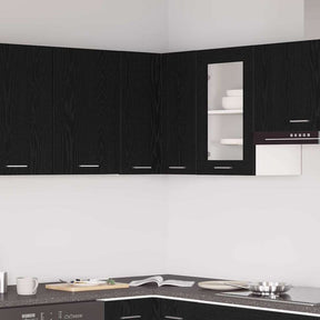 Vidaxl hangkast lyon zwart eiken 57 x 57 x 60 cm bewerkt hout