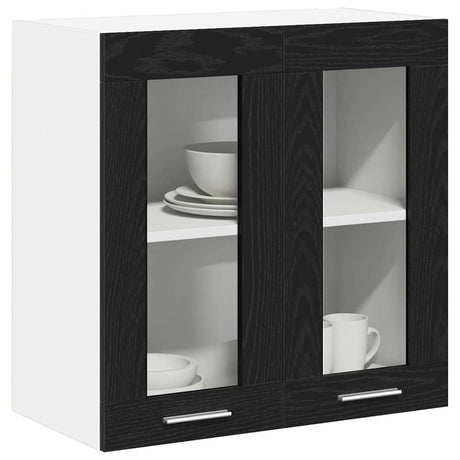 Vidaxl hangkast zwart eiken 60 x 31 x 60 cm bewerkt hout