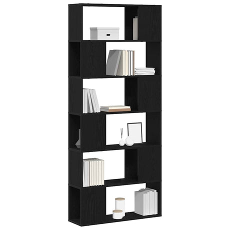 Vidaxl tv-meubelset 80 x 24 x 186 cm zwart bewerkt hout