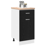 Vidaxl hangkast zwart eiken 40 x 46 x 81,5 cm bewerkt hout