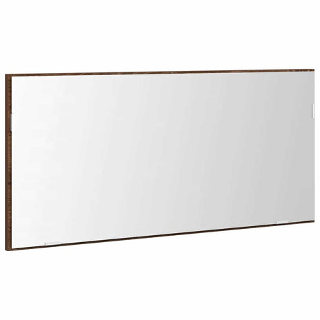 Vidaxl spiegel bruin eikenkleur 80 x 37 cm glas en engineered hout