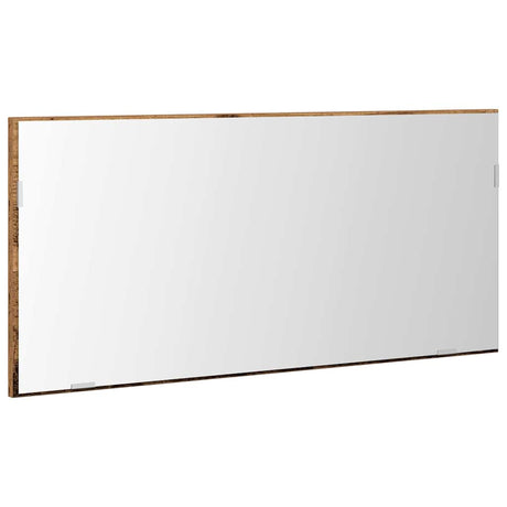 Vidaxl spiegel oud hout 80 x 37 cm glas en engineered hout
