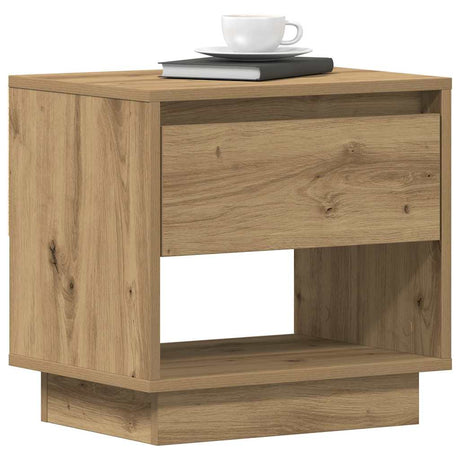 Vidaxl nachtkastje 2 st artisan eiken 45 x 34 x 44 cm bewerkt hout