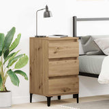 Vidaxl nachtkastje artisan eiken 45 x 35 x 44 cm bewerkt hout