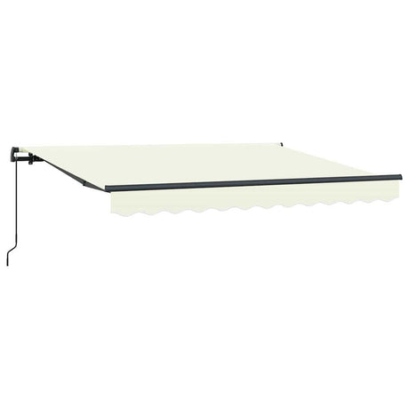 Vidaxl inklapbaar zonnescherm crème 250 x 200 cm stof
