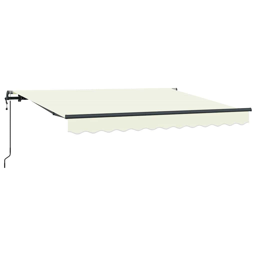 Vidaxl inklapbaar zonnescherm crème 250 x 200 cm stof
