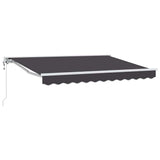 Vidaxl inklapbaar zonnescherm antraciet 250 x 200 cm