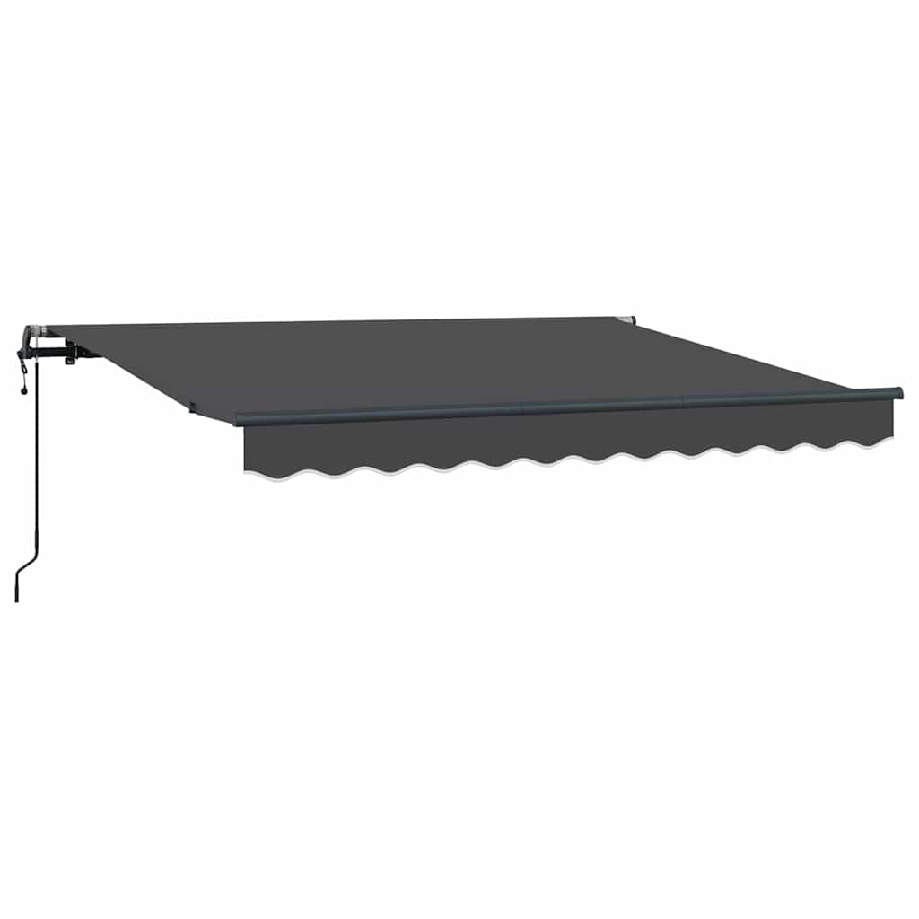 Vidaxl inklapbaar zonnescherm antraciet 250 x 200 cm stof