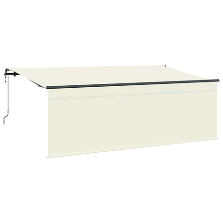 Vidaxl inklapbaar zonnescherm crème 350 x 200 cm