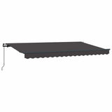 Vidaxl inklapbaar zonnescherm antraciet 350 x 200 cm stof