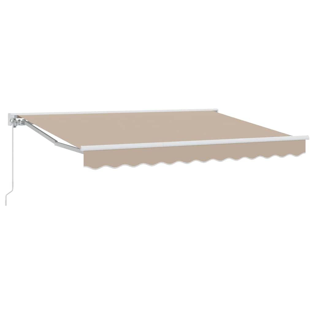Vidaxl zijde frame beige 350 x 200 cm polyester met pu-coating