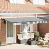 Vidaxl inklapbaar zonnescherm antraciet 400 x 200 cm stof