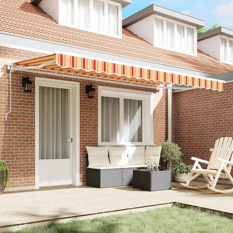 Vidaxl zijde frame meerkleurig 400 x 200 cm polyester met pu-coating