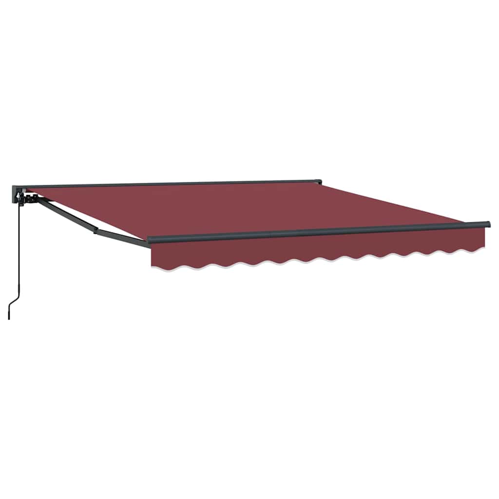 Vidaxl inklapbaar zonnescherm bordeauxrood 300 x 250 cm