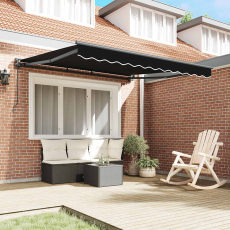 Vidaxl zijde frame zwart 300 x 250 cm polyester met pu-coating