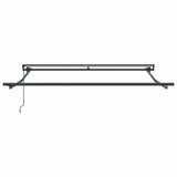 Vidaxl inklapbaar zonnescherm antraciet en wit 350 x 250 cm