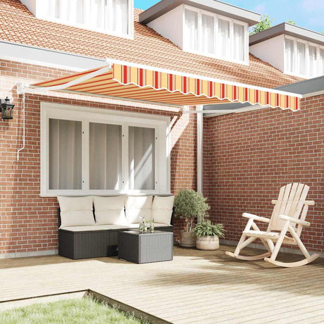 Vidaxl markies geel en oranje 350 x 250 x 165 cm polyester
