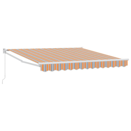 Vidaxl uitschuifbare luifel meerkleurig 350 x 250 cm