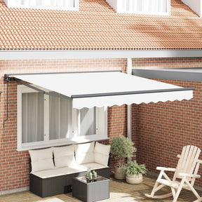 Vidaxl zijde frame wit 350 x 250 cm polyester met pu-coating