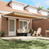 Vidaxl uitschuifbare luifel meerkleurig 450 × 300 cm