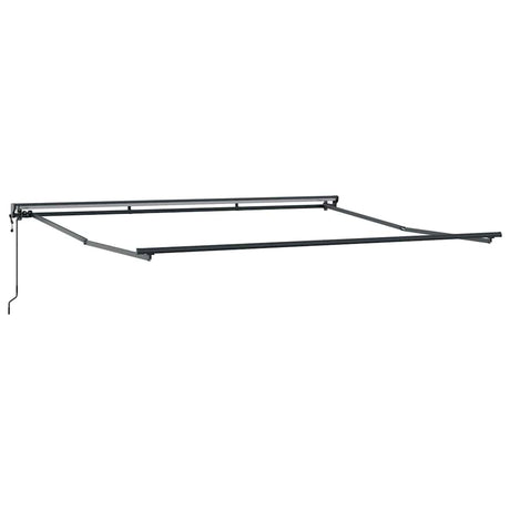 Vidaxl zijde frame antraciet 4 × 3 m poedercoating staal