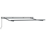 Vidaxl zijde frame antraciet 3,5 x 2 m metaal