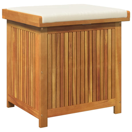 Vidaxl kussenbox voor buiten 60x50x61 cm massief acaciahout