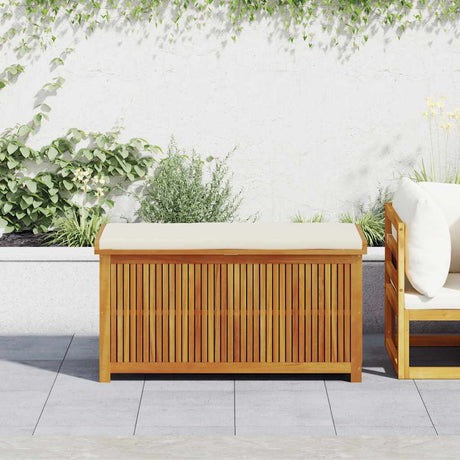 Vidaxl opbergbox voor buiten 113x50x60,5 cm massief acaciahout