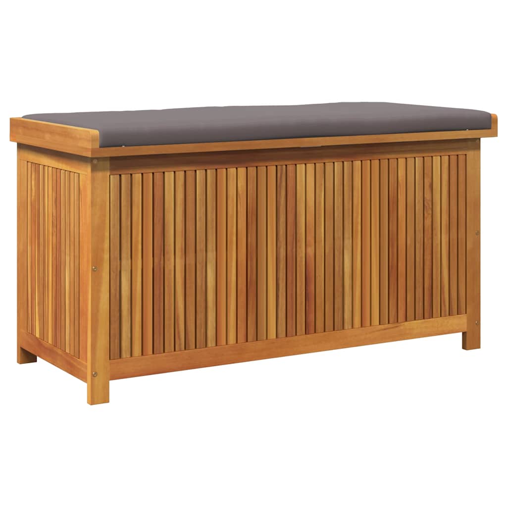 Vidaxl opbergbox voor buiten 113x50x60,5 cm massief acaciahout