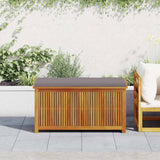 Vidaxl opbergbox voor buiten 113x50x60,5 cm massief acaciahout