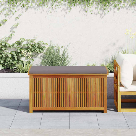 Vidaxl opbergbox voor buiten 113x50x60,5 cm massief acaciahout