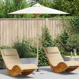 Vidaxl tuinparasol ø 217 x 230 cm bamboe rond crèmewit