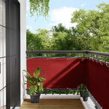 Vidaxl balkonscherm rood 75x800 cm 100% polyester oxford