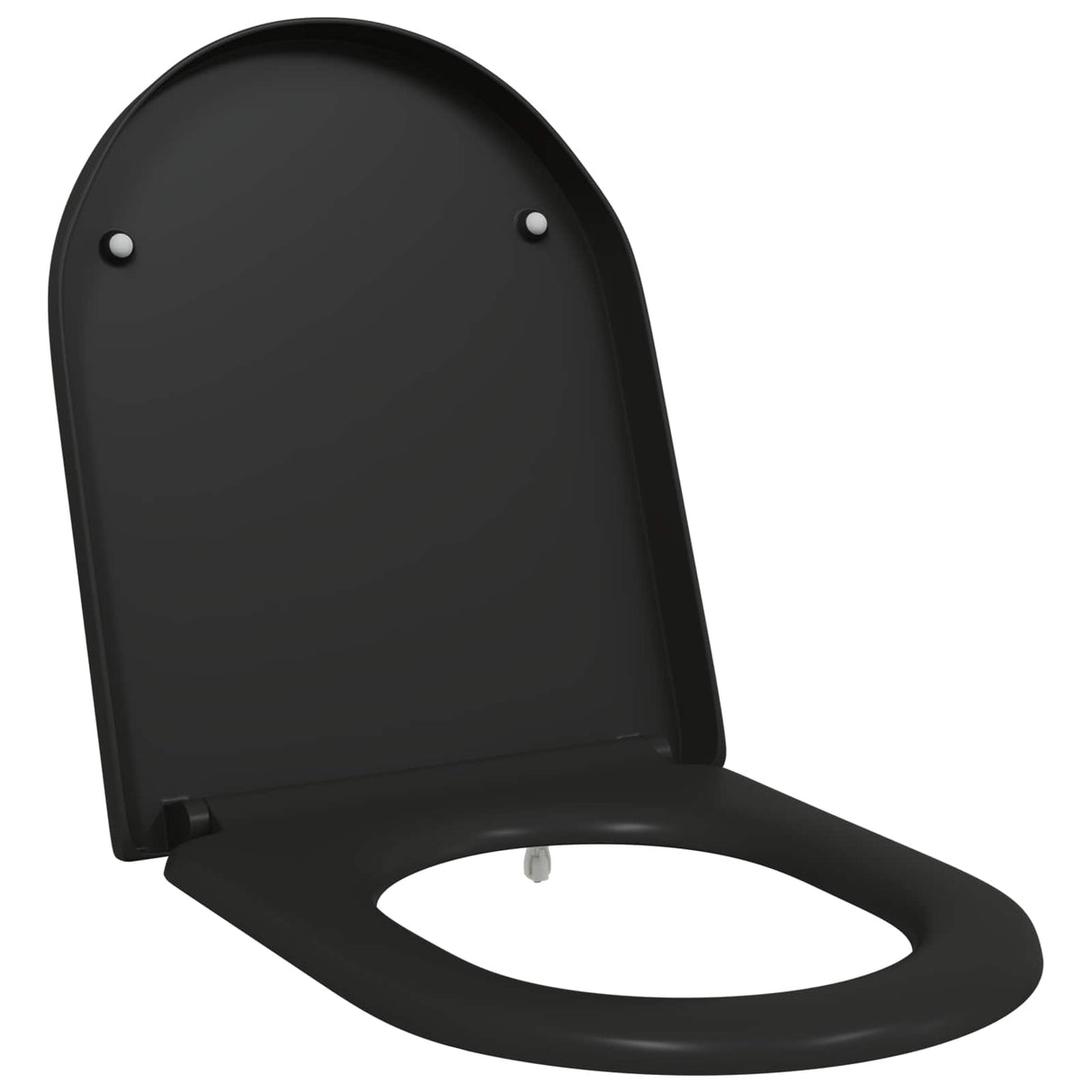 Vidaxl toiletzitting zwart 49 x 36 x 4 cm duroplast