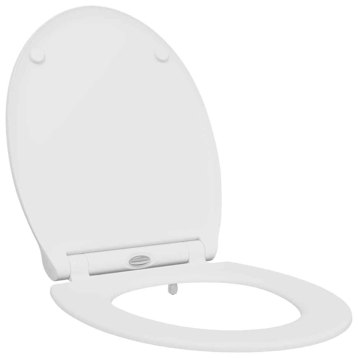 Vidaxl toiletzitting wit 47 x 37,5 x 3,8 cm duroplast