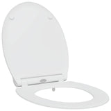 Vidaxl toiletzitting wit 47 x 37,5 x 3,8 cm duroplast