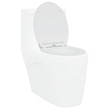 Vidaxl toiletzitting wit 47 x 37,5 x 3,8 cm duroplast
