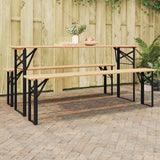 Vidaxl bier tafelpoot 2 st zwart 39 x 3 x 75 cm gepoedercoat staal
