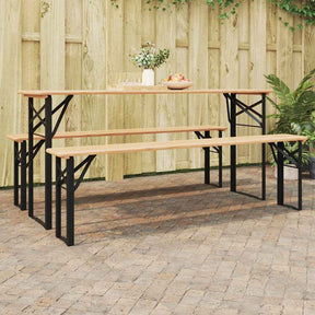 Vidaxl bier tafelpoot 2 st zwart 39 x 3 x 75 cm gepoedercoat staal
