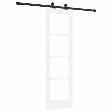 Vidaxl schuifdeur orkdal 61 x 198,5 cm massief grenenhout en glas