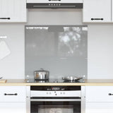 Vidaxl keuken spatscherm lichtgrijs 70 x 60 cm gehard glas